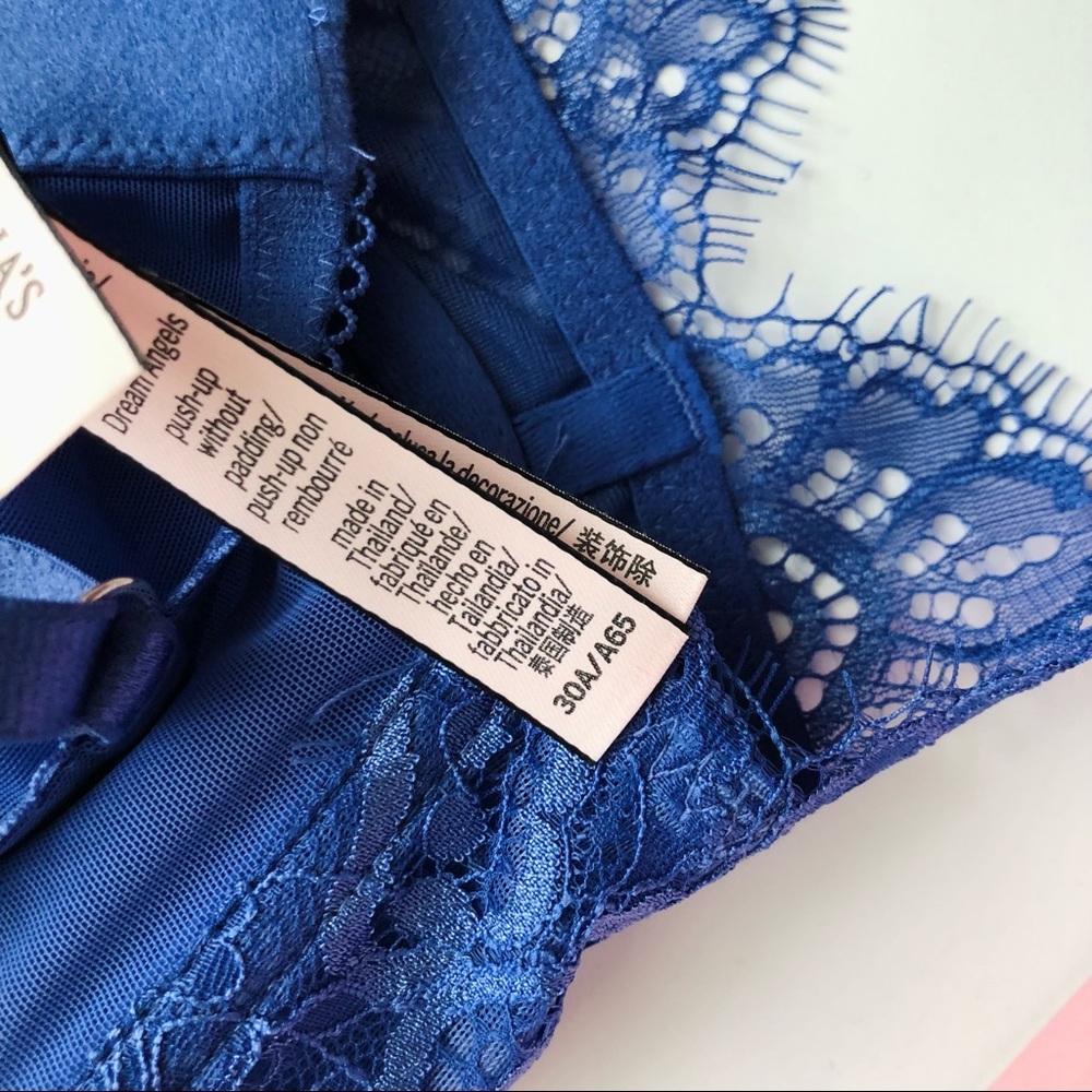 30A/SMALL Victoria’s Secret blue lingerie set - Picture 2 of 3